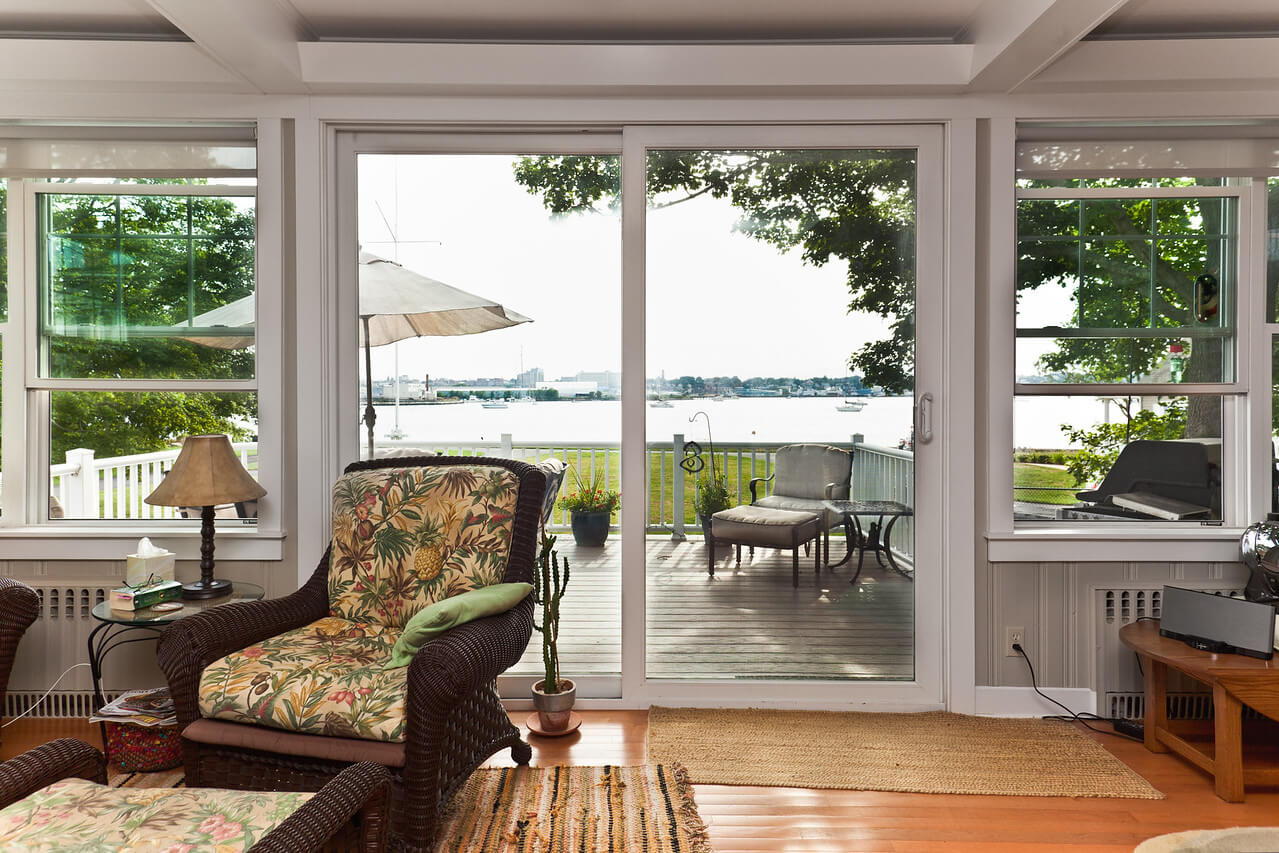 Harvey Patio Door and Windows Installed in Rhode Island by Marshall Building & Remodeling