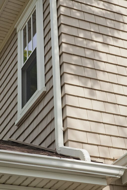 Siding, Gutters, & Trim details on a home in MA by Marshall Building & Remodeling