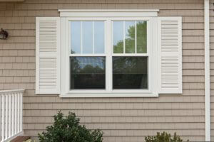 Cedar Impressions Siding in Natural Clay Installed by Marshall Building & Remodeling on a home in RI