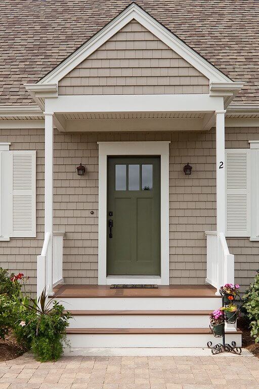 Cedar Impressions Siding in Natural Clay Installed by Marshall Building & Remodeling on a home in RI