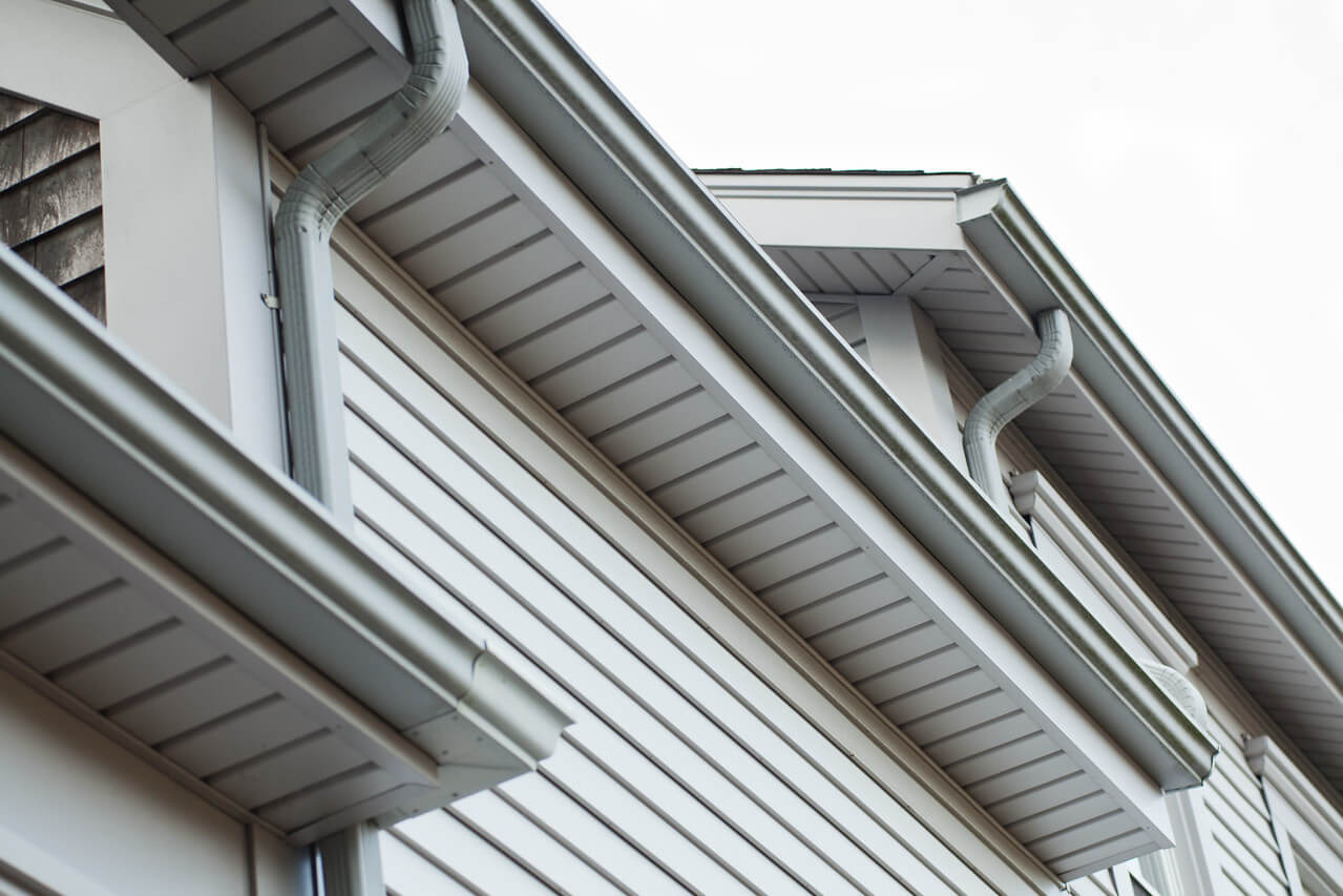 Gutters, Trim, & soffit details on a home in RI by Marshall Building & Remodeling