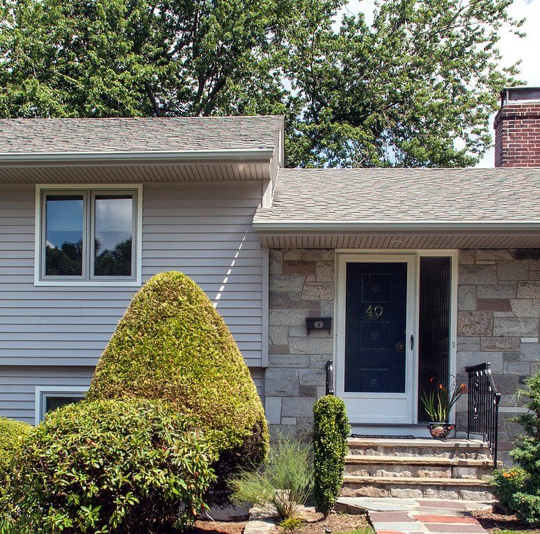 RI Home Exterior Remodel - Siding Meets Stone